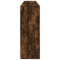 vidaXL Komoda s LED svetlami dymový dub 202x37x100 cm