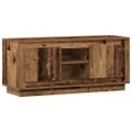 vidaXL TV skrinka 102 x 35 x 45 cm Staré drevo Kompozitné drevo