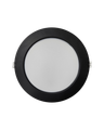 Q-53M LED panel 18W 1980lm 4000K čierny - kruhový vstavaný Qtec