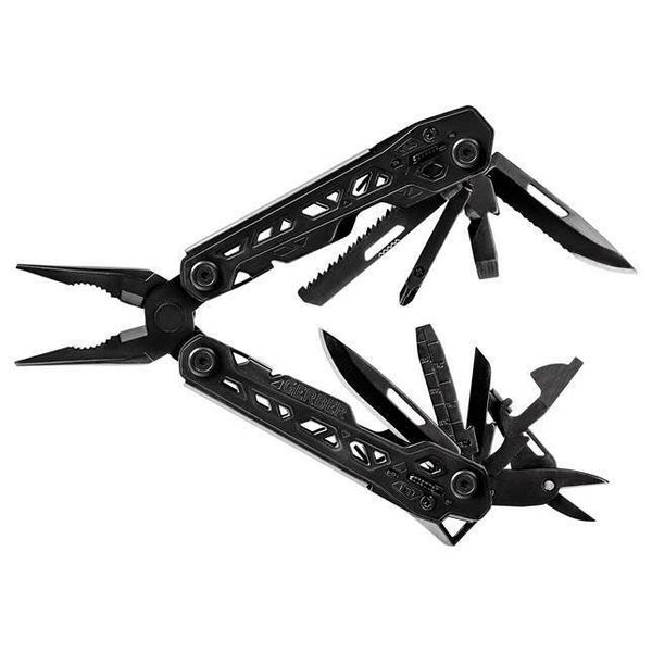 Gerber G1779 Truss Multi Tool multifunkčný nástroj - kliešte, oceľ, čierna, 17 nástrojov, puzdro