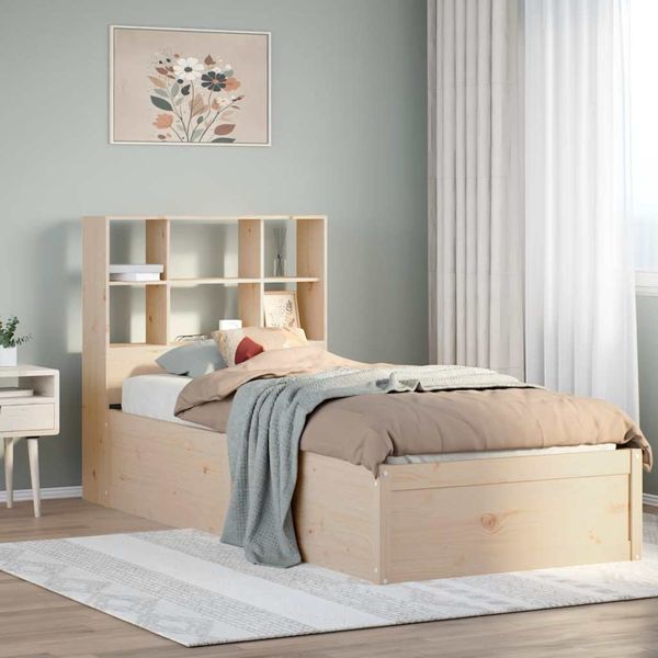 vidaXL Posteľ bez matraca 90x200 cm masívna borovica