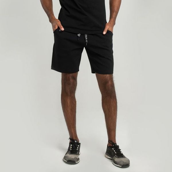 Šortky Essential Black - STRIX, veľkosť L, 80% bavlna, 20% polyester