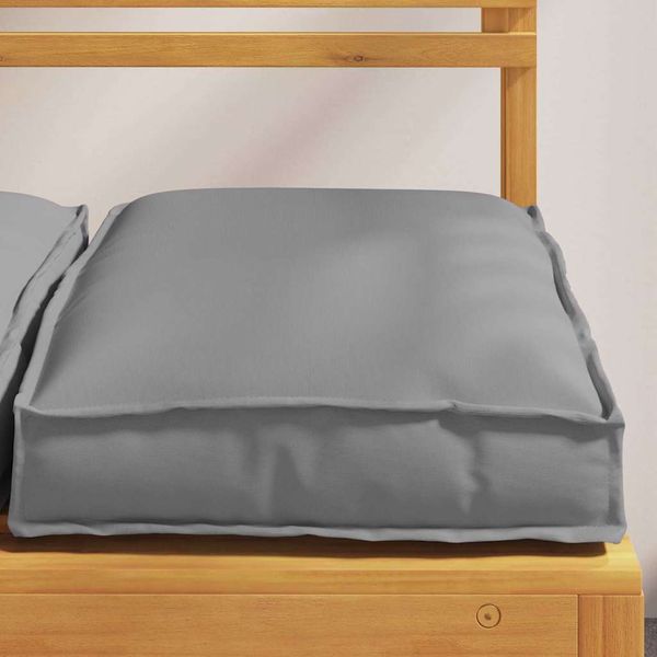 vidaXL Podložka 4 pcs Sivá 40 x 40 x 8 cm Oxfordská látka