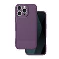 Jednoduché Carbon puzdro pre iPhone 16 Pro Max 6,9" fialové