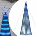 vidaXL LED vianočný stromček 1028 LED modré 403 cm