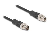 M12 Cable X-coded 8 pin male to male PVC