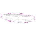 vidaXL Posteľový rám s LED Dub sonoma 80 x 200 cm Kompozitné drevo