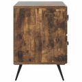 vidaXL Nočný stolík Dymový dub 62 x 34,5 x 47,5 cm Kompozitné drevo