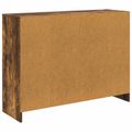 vidaXL Servírovacia skriňa Dymová dub 102 x 32 x 73,5 cm