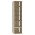 vidaXL Skrinky na topánky 2 ks dub sonoma 27,5x27x102 cm