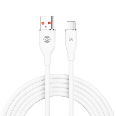 Kábel Forever USB - USB-C 1,0 m 6A biely
