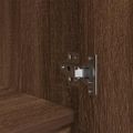 vidaXL Highboard Hnedý Dub 29,5x34x119,5 cm Konštruktérske drevo