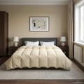 vidaXL Prikrývka na celý rok 200 x 220 cm 4 ročné obdobia Krémová