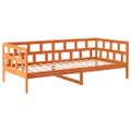vidaXL Denná posteľ s matracom voskovo hnedá 90x190cm masívna borovica