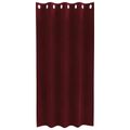 vidaXL Zatemňovacie závesy 2 ks Víno červené 140 x 175 cm Zamat