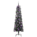 vidaXL Umelý vianočný stromček Zelená 150 cm PVC, plast a oceľ
