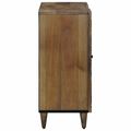 vidaXL Servírovacia skriňa Hnedá 90 x 33,5 x 75 cm Masívne mango drevo