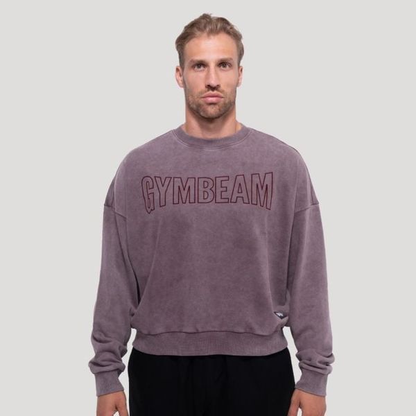 Mikina Persistence Washed Brown - GymBeam, veľkosť M