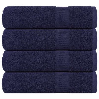vidaXL Sprchové osušky FROGN 4 ks námornícka modrá 70x140 cm 360 g/m²