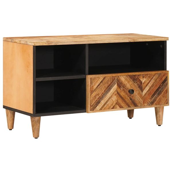 vidaXL Úložné skrine Hnedá 80 x 33,5 x 46 cm Masívne mango drevo