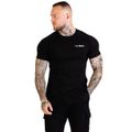 Tričko Fitted TRN Black - GymBeam, veľkosť XXXL, veľkosť oblečenia XXXL