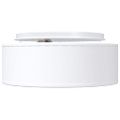 vidaXL Stropná lampa so bodmi Biela 30 x 30 x 13,5 cm látka