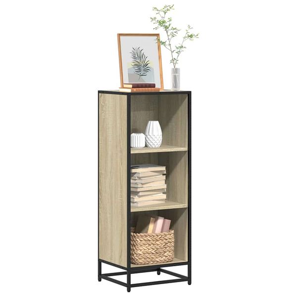 vidaXL Knižnica dub sonoma 40x35x107,5 cm drevotrieska