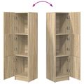 vidaXL Highboard Sonoma dub 31.5 x 32 x 122.5 cm
