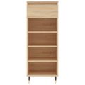 vidaXL Botník dub sonoma 40x36x105 cm spracované drevo