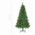 vidaXL Umelý vianočný stromček s borovicovými šiškami zelený 150 cm