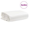 vidaXL Celta, biela 3x4 m 650 g/m²