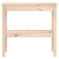 vidaXL Konzolový stolík 80x40x75 cm masívne borovicové drevo