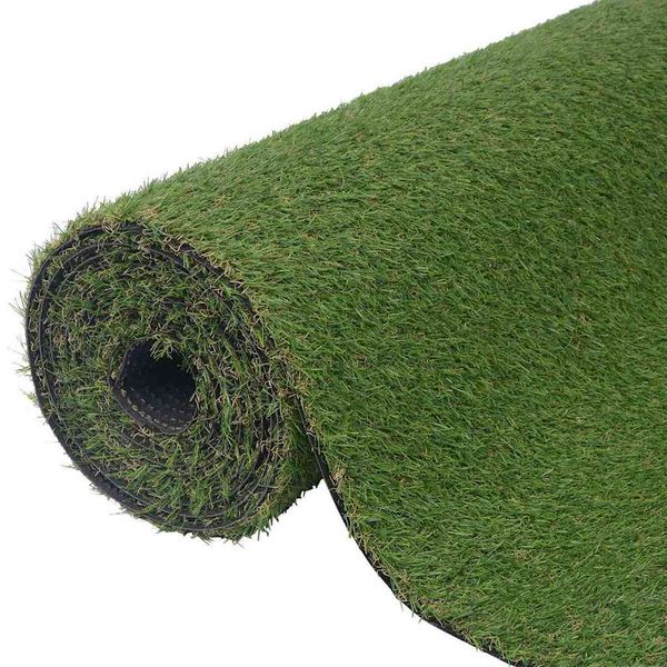 vidaXL Umelý trávnik 1x5 m/20 mm zelený