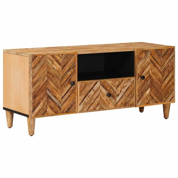 vidaXL Úložné skrine Hnedá 105 x 33,5 x 46 cm Masívne mango drevo