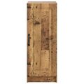 vidaXL Servírovacia skriňa Staré drevo 33 x 34,5 x 87 cm