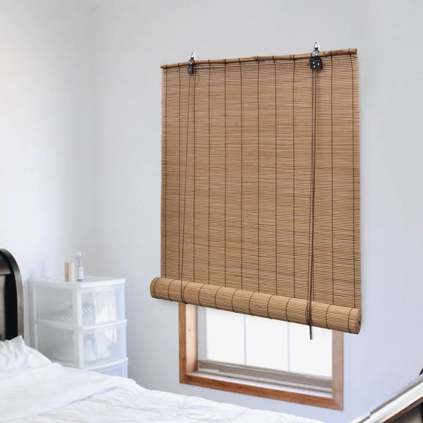 vidaXL Roleta, bambus 140x220 cm, hnedá