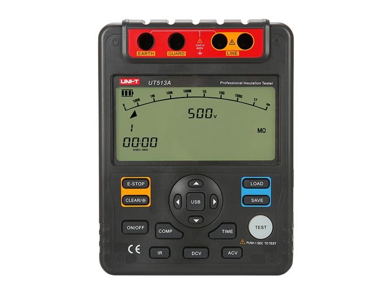 Tester izolačného odporu UNI-T UT513A