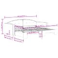 vidaXL Denná posteľ s rozkladacou posteľou tmavozelená 90x200 cm zamat