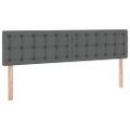 vidaXL Postel s úložným prostorem a matrací Tmavo šedá 160 x 200 cm