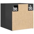 vidaXL Nástenné TV skrinky 4 ks lesklé sivé 30,5x30x30 cm