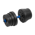 Nastavitelná bitumenová činka 2x15kg, REBEL ACTIVE RBA-2301