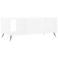 vidaXL Konferenčný stolík biely 102x50x40 cm kompozitné drevo
