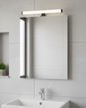 Q-312B LED 5W/430lm/4000K zrkadlové svetlo 30cm - čierne QTEC