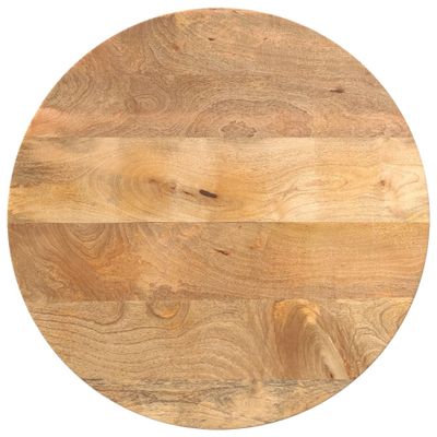 vidaXL Stolová doska Ø 60x2,5 cm okrúhla masívne mangovníkové drevo
