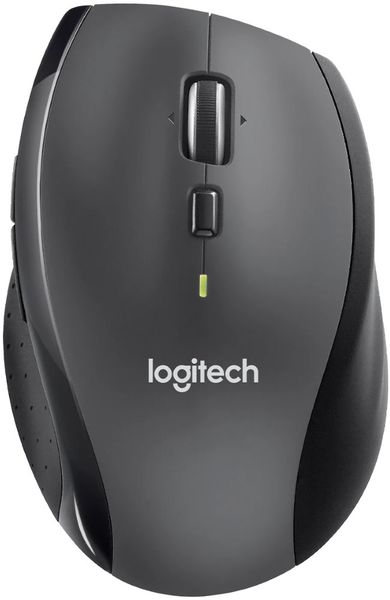 Logitech Marathon M705/Kancelárska/Optická/Pre pravákov/1 000 DPI/Bezdrôtová USB/Čierna Myš, bezdrôtová, optická, 1000DPI, 5 tlačidiel, USB prijímač, čierno-šedá