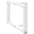 vidaXL Nohy konferenčného stolíka v tvare T, 2 ks, biele, 70x25x(42-43) cm, oceľové
