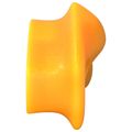 vidaXL Lezecká chytka 12 ks Žltá 100 x 67 x 43 mm PP