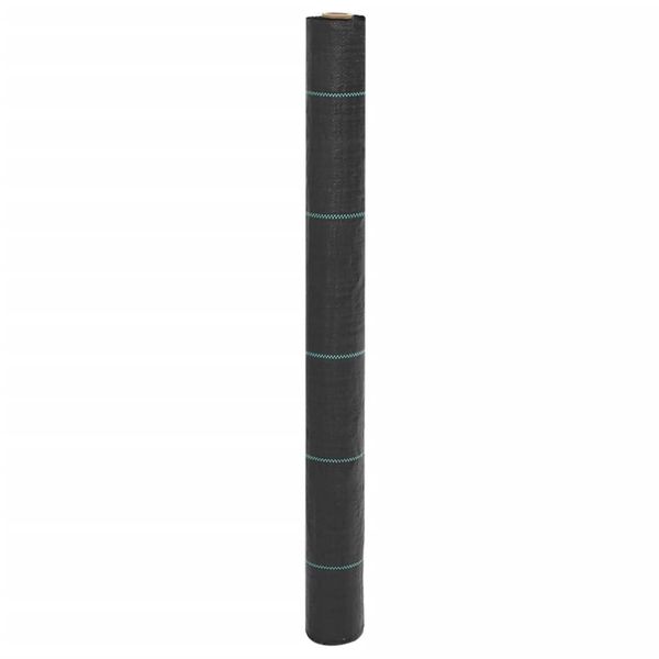 vidaXL Membrána proti burine čierna 1x25 m PP