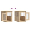 vidaXL Nábytková prepravka pre psa dub sonoma 45x62x59 cm kompoz.drevo