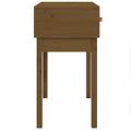 vidaXL Konzolový stolík medovohnedý 76,5x40x75 cm masívna borovica
